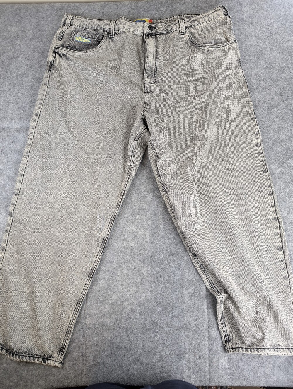 Empyre Jeans Men's 44 Grey  Never Worn Tags On Streetwear Acidwash Baggy